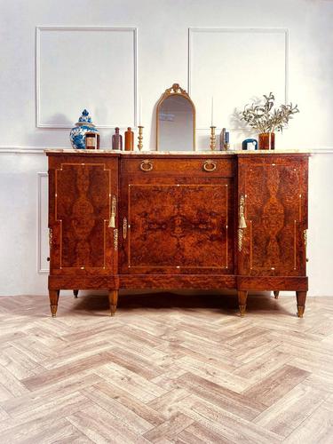 Antique Burr Walnut Sideboard / Cupboard / Cabinet (1 of 12) Antique Burr Walnut Sideboard / Cupboard / Cabinet (1 of 12)