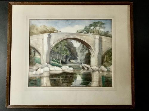 Ella Coates, Watercolour -The Devil's Bridge, Lowdale (1 of 2) Ella Coates, Watercolour -The Devil's Bridge, Lowdale (1 of 2)