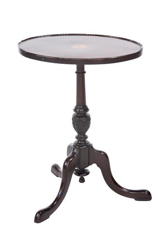 Edwardian Inlaid Mahogany  Oval Wine Table (1 of 5)