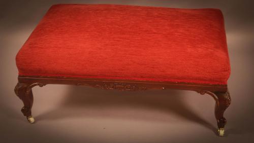 A Large Victorian Foot Stool (1 of 5)