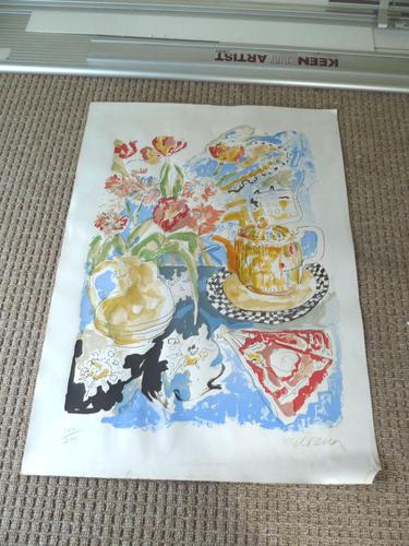 Modern British , Bloomsbury Group L/E Still Life Print- Indistinctly Signed (1 of 7) Modern British , Bloomsbury Group L/E Still Life Print- Indistinctly Signed (1 of 7)