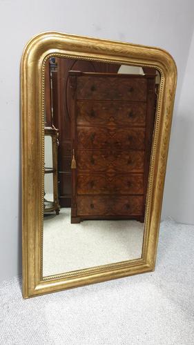 Very Good Louis Philippe Gilt Mirror (1 of 6)