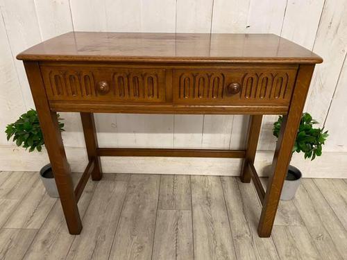 Oak Desk Side Table (1 of 4)