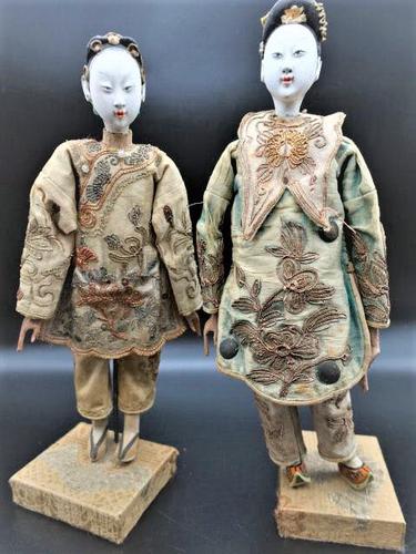 Unusual Pair of Late 19th Century Opera Dolls (1 of 5) Unusual Pair of Late 19th Century Opera Dolls (1 of 5)