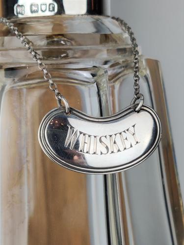 Silver Decanter Label - Whisky (1 of 5)