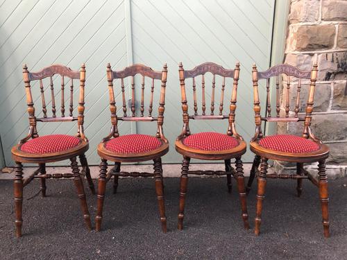 Antique Set 4 Kitchen Chairs (1 of 10) Antique Set 4 Kitchen Chairs (1 of 10)