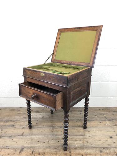 Early 19th Century Oak Box on Stand (1 of 12)