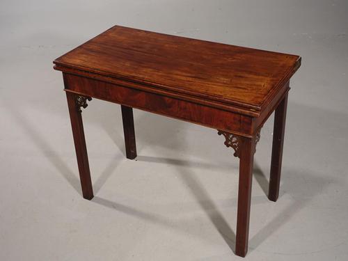 Good Chippendale Period Card Table (1 of 7)