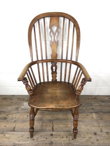 Late Victorian Ash & Elm Windsor Armchair (1 of 7)