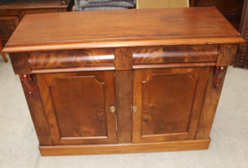 1900's Mahogany 2 Door Chiffoniere Base with Drawers (1 of 5)