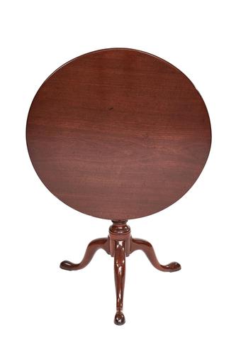 Georgian Mahogany Birdcage Tip up Tripod Table (1 of 7)