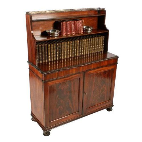 Regency Mahogany Cabinet Bookcase (1 of 8) Regency Mahogany Cabinet Bookcase (1 of 8)