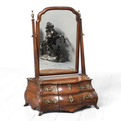 Rare Dutch Walnut Dressing Mirror (1 of 10) Rare Dutch Walnut Dressing Mirror (1 of 10)