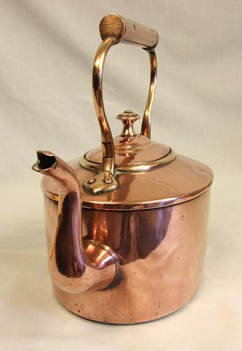 Antique Victorian Copper Kettle (1 of 6)