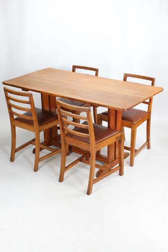 Oak Refectory Dining Table & 4 Chairs Manner of Heals (1 of 13) Oak Refectory Dining Table & 4 Chairs Manner of Heals (1 of 13)