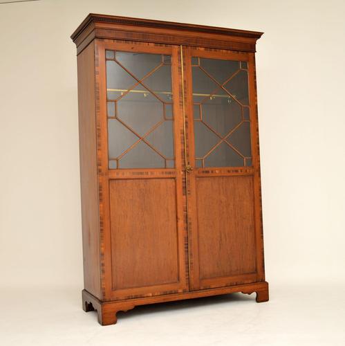 Antique  Inlaid Mahogany Wardrobe (1 of 12)