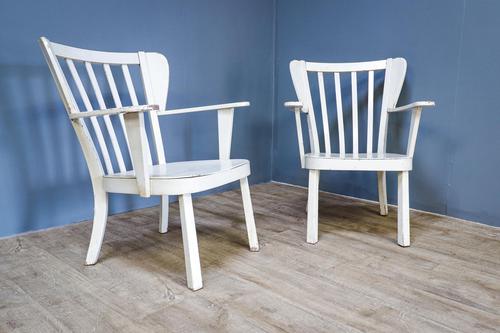 Pair of Painted Canadian Armchairs (1 of 7) Pair of Painted Canadian Armchairs (1 of 7)