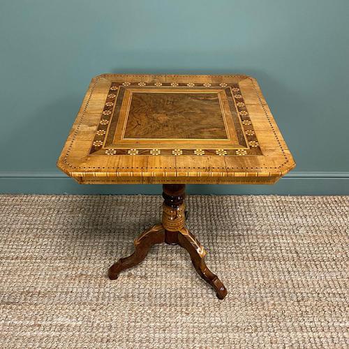 Stunning Victorian Walnut Antique Sorrento Table (1 of 8) Stunning Victorian Walnut Antique Sorrento Table (1 of 8)