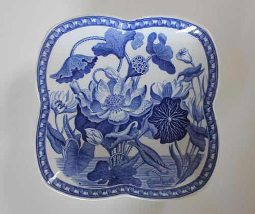 Antique Wedgwood Water Lily Quatrefoil Dish c.1810 (1 of 6) Antique Wedgwood Water Lily Quatrefoil Dish c.1810 (1 of 6)