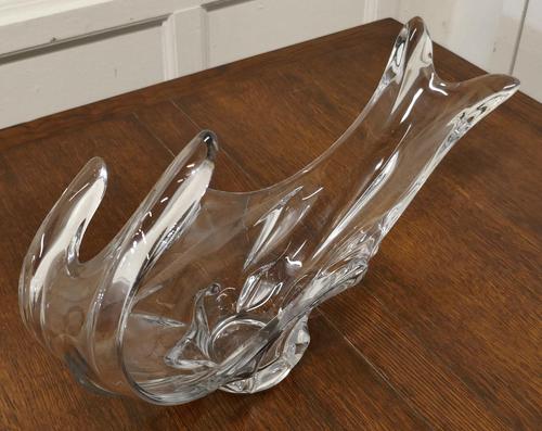 Mid Century Handblown Crystal Dish by Bayer Crystal (1 of 5) Mid Century Handblown Crystal Dish by Bayer Crystal (1 of 5)