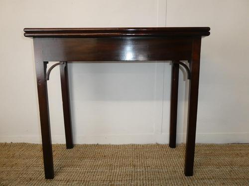 Neat English 18th Century Turn Over Side Table (1 of 8)