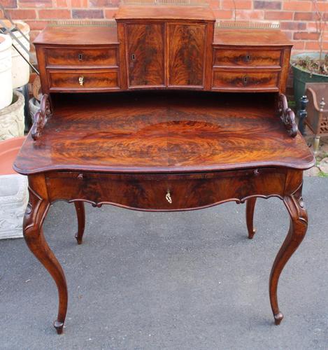 1900's Mahogany Bonheur de Jour - French Writing Desk (1 of 5) 1900's Mahogany Bonheur de Jour - French Writing Desk (1 of 5)
