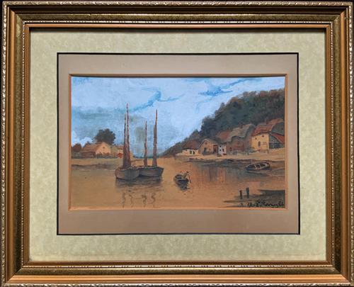 Wonderful Original 19th Century Antique Seascape Landscape Watercolour Painting (1 of 12) Wonderful Original 19th Century Antique Seascape Landscape Watercolour Painting (1 of 12)