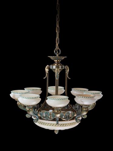 Early 20th Century Eight Arm Chandelier (1 of 7)