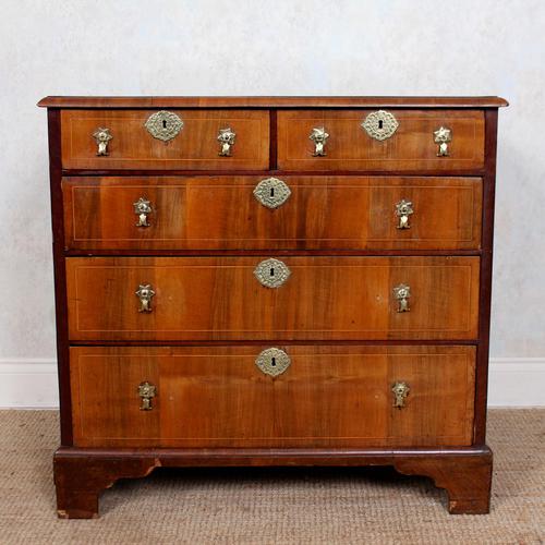 18th Century Chest of Drawers Swedish Inlaid Walnut (1 of 12)