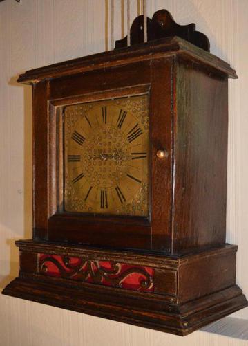 Quaker Hooded Wall Clock c.1710 (1 of 7)