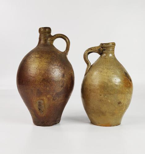Two Late 17th - Early 18th Century Bellarmines. (1 of 9) Two Late 17th - Early 18th Century Bellarmines. (1 of 9)