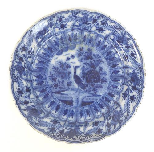 18th century Dutch Blue & White Tin Glazed Charger (1 of 10) 18th century Dutch Blue & White Tin Glazed Charger (1 of 10)
