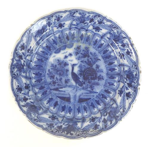 18th century Dutch Blue & White Tin Glazed Charger (1 of 10)