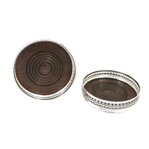 Pair of Vintage Sterling Silver Wine / Champagne Coasters 1973 (1 of 8) Pair of Vintage Sterling Silver Wine / Champagne Coasters 1973 (1 of 8)
