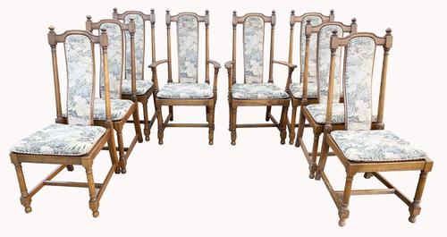 Wonderful set of Eight Ash Ercol Hampton Dining Chairs (1 of 8)