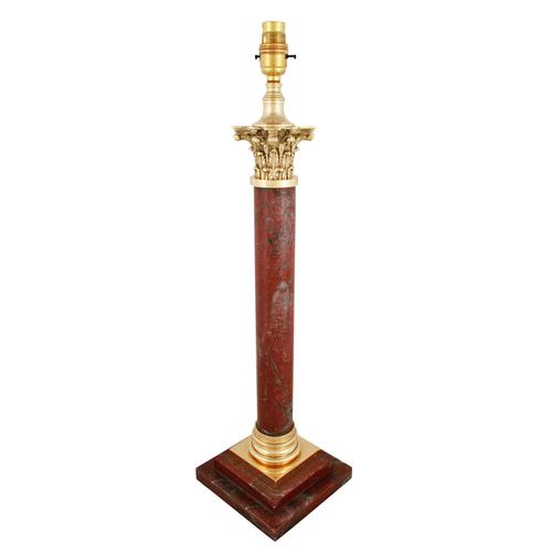 Rouge Marble & Brass Table Lamp (1 of 7) Rouge Marble & Brass Table Lamp (1 of 7)