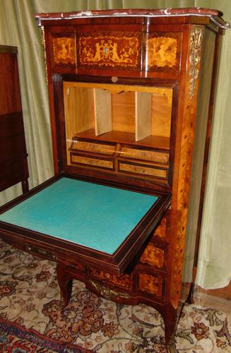 French 19th Century Kingwood & Inlaid Escritiore (1 of 15) French 19th Century Kingwood & Inlaid Escritiore (1 of 15)