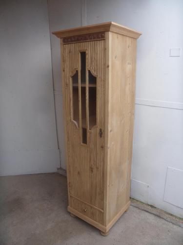 Art Deco Pine 1 Door Linen / Bathroom / Storage Cupboard to wax / paint (1 of 9) Art Deco Pine 1 Door Linen / Bathroom / Storage Cupboard to wax / paint (1 of 9)