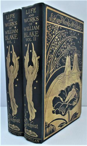 Life and Works of William Blake, Alexander Gilchrist, 1880, 2 lovely volumes (1 of 8)