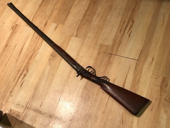 Percussion Damascus Steel Black powder English Rifle (1 of 32) Percussion Damascus Steel Black powder English Rifle (1 of 32)