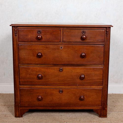 Walnut Chest of Drawers Victorian 19th Century (1 of 11)