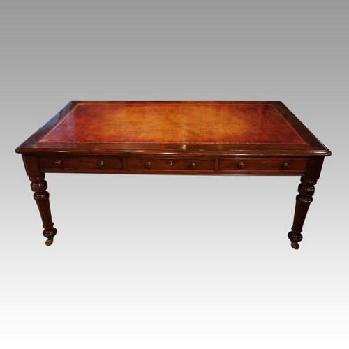 Victorian Mahogany Partners Writing Table (1 of 7)