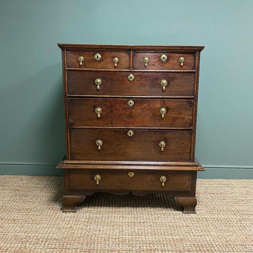 18th Century Country House Antique Chest on Stand (1 of 7)