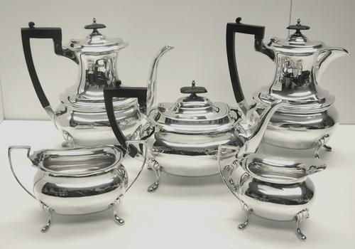 Impressive 5 Piece Silver Tea & Coffee Set Walker & Hall Sheffield 1917 (1 of 17) Impressive 5 Piece Silver Tea & Coffee Set Walker & Hall Sheffield 1917 (1 of 17)