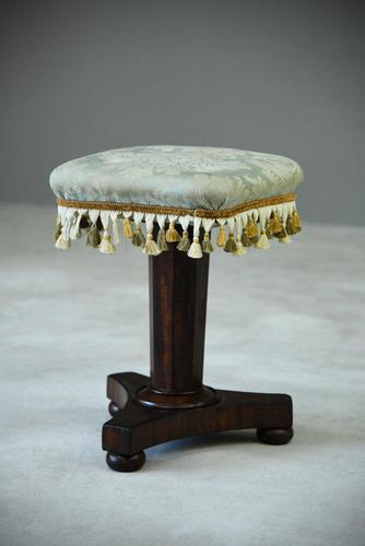 Victorian Mahogany Stool (1 of 9)