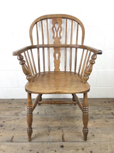 19th Century Beech & Elm Windsor Armchair (1 of 7)