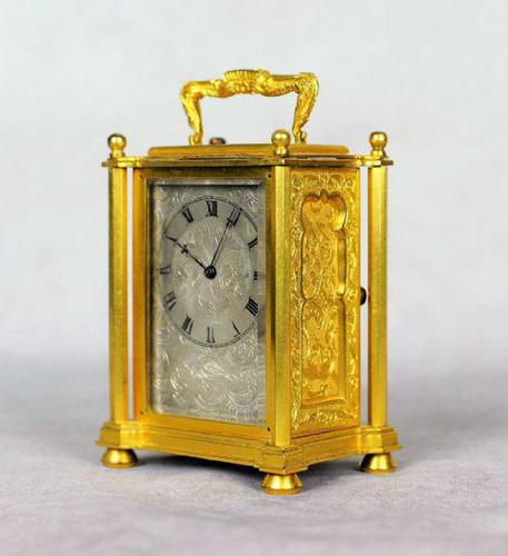 English Fusee Carriage Clock - James Voak of London (1 of 6) English Fusee Carriage Clock - James Voak of London (1 of 6)
