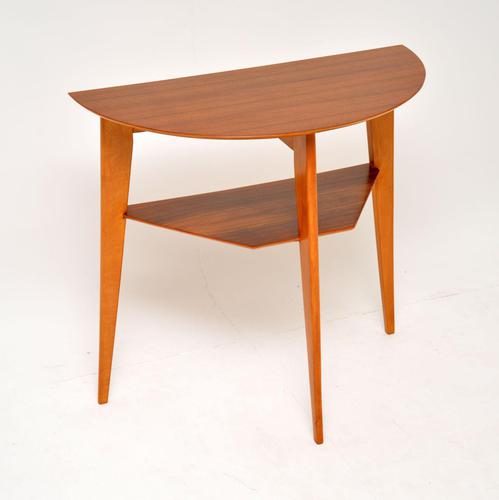 1960’s Vintage Walnut Console Table by H. Shaw (1 of 10)