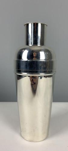 French Silver Plate Art Deco Stepped Cocktail Shaker; 1930’s (1 of 11) French Silver Plate Art Deco Stepped Cocktail Shaker; 1930’s (1 of 11)