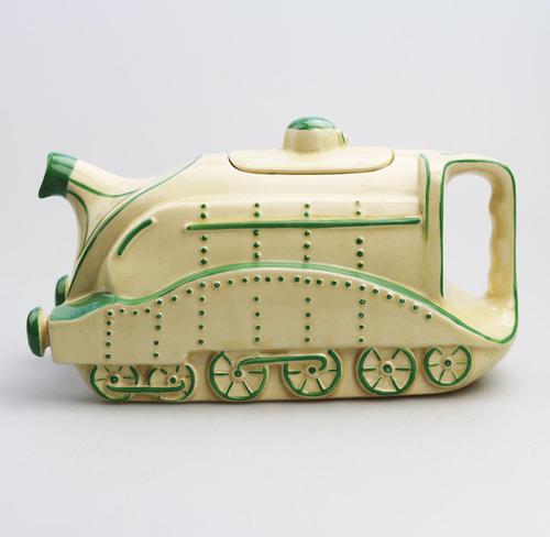 Extremely Rare Art Deco Sadler Mallard Train Pottery Teapot c.1930 (1 of 12)